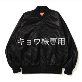 kebozジャケットSATIN VARSITY JACKET M / BLACK(スカジャン)