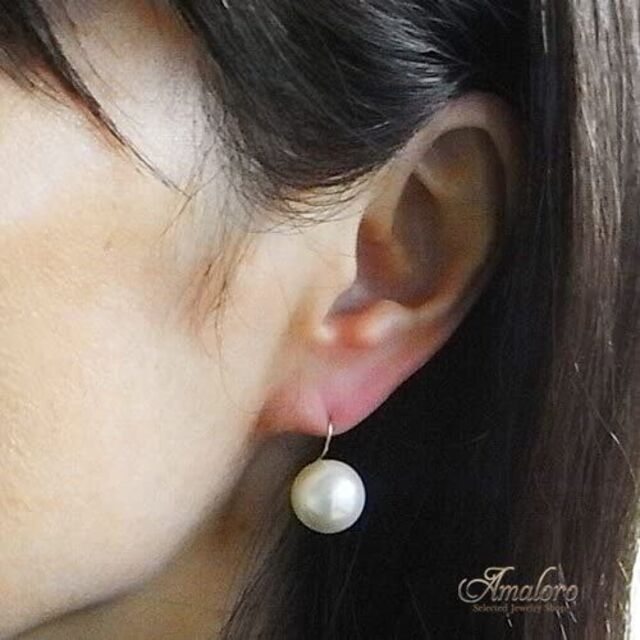 パールピアス10Kピンクゴールド12㎜玉 お値下げ!の通販 by ハムマム
