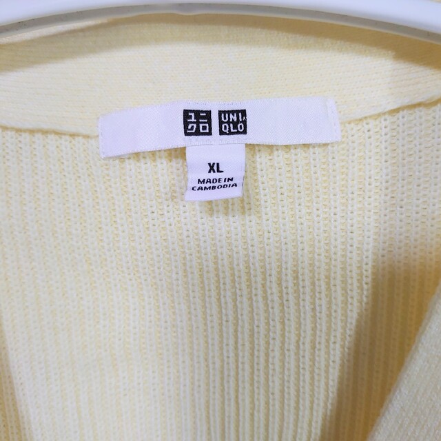 UNIQLO - 新品 未使用 ユニクロ コットンカシミヤVネック UNIQLO - 新品 未使用 ユニクロ コットンカシミヤVネック