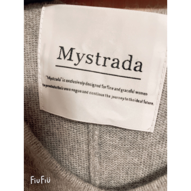 Mystrada(マイストラーダ)のマイストラーダ mystrada 長袖セーター サイズ38 M 新品 美品 レディースのトップス(ニット/セーター)の商品写真