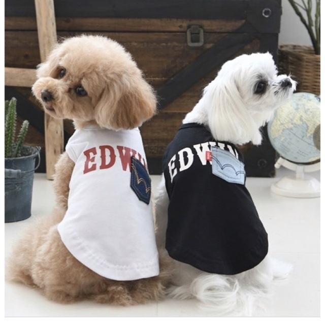 ②犬用 服(2L)新品　未使用　タグ付き　EDWIN（エドウイン）デニムポケット