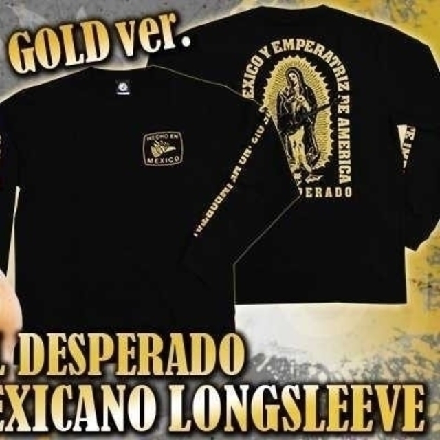 新日本プロレス エル デスぺラード ESTILO GOLD Tシャツ 新品未開封 エンタメ/ホビーのタレントグッズ(スポーツ選手)の商品写真