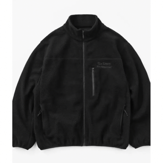 1LDK SELECT(ワンエルディーケーセレクト)のennoy Polartec City Fleece BLACK × BLACK メンズのジャケット/アウター(ブルゾン)の商品写真