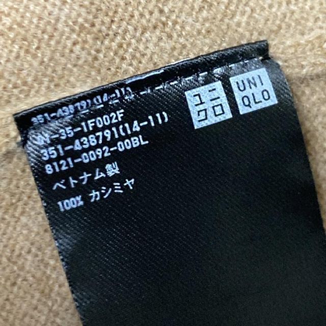 【大人気】UNIQLO カシミヤ100％ クルーネック セーター 長袖 XL