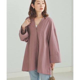 ビームス(BEAMS)の【G.PURPLE】BEAMS HEART / スキッパー ビッグブラウス(シャツ/ブラウス(長袖/七分))