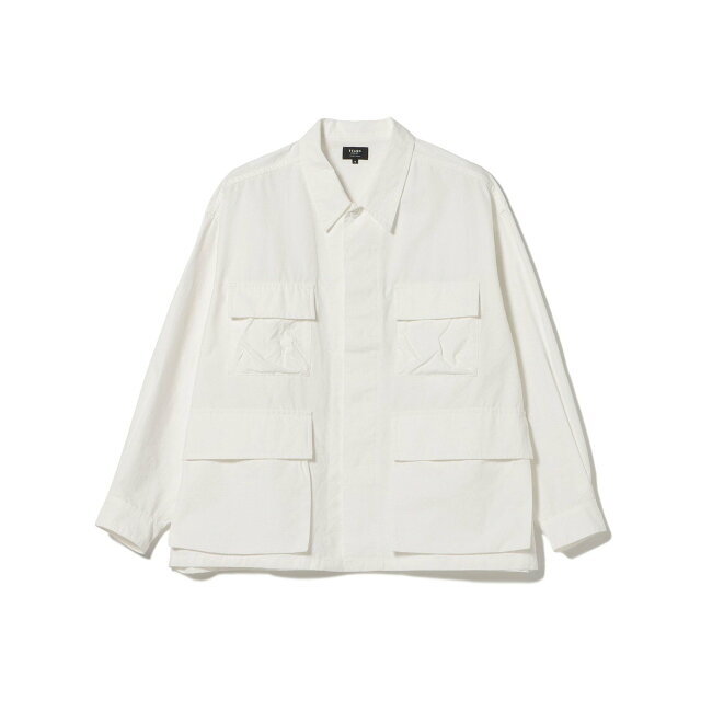 【WHITE】BEAMS HEART / BDU シャツ ジャケット 1