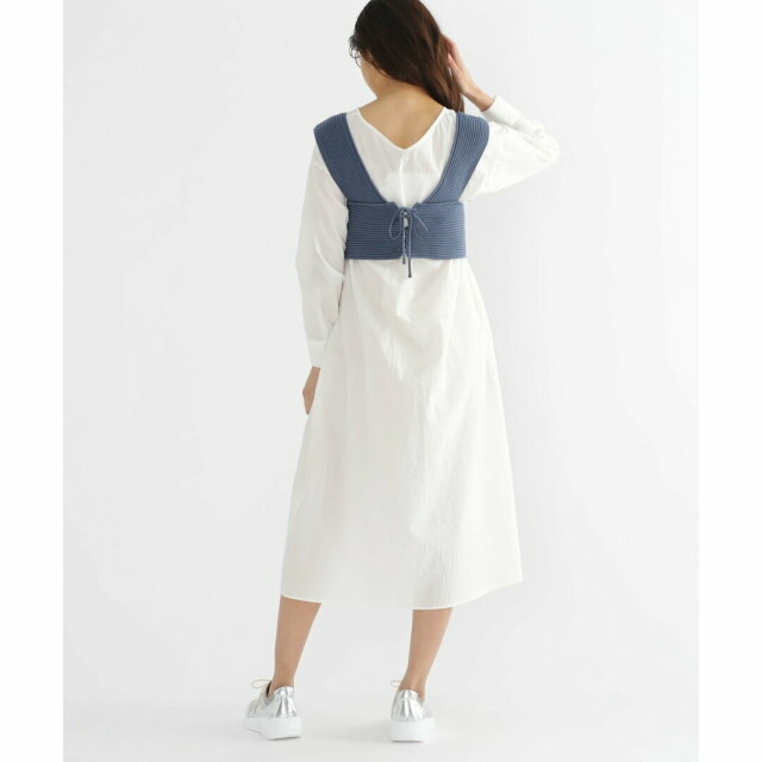 BEAMS(ビームス)の【OFF_WHT】BEAMS HEART / ニットビスチェ セットアップ ワンピース レディースのワンピース(ロングワンピース/マキシワンピース)の商品写真