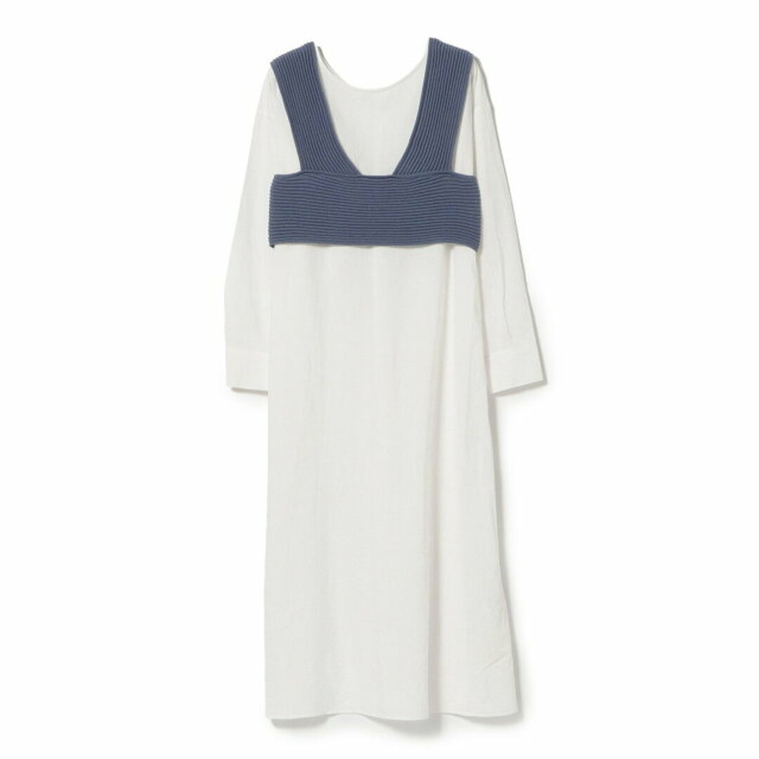 BEAMS(ビームス)の【OFF_WHT】BEAMS HEART / ニットビスチェ セットアップ ワンピース レディースのワンピース(ロングワンピース/マキシワンピース)の商品写真