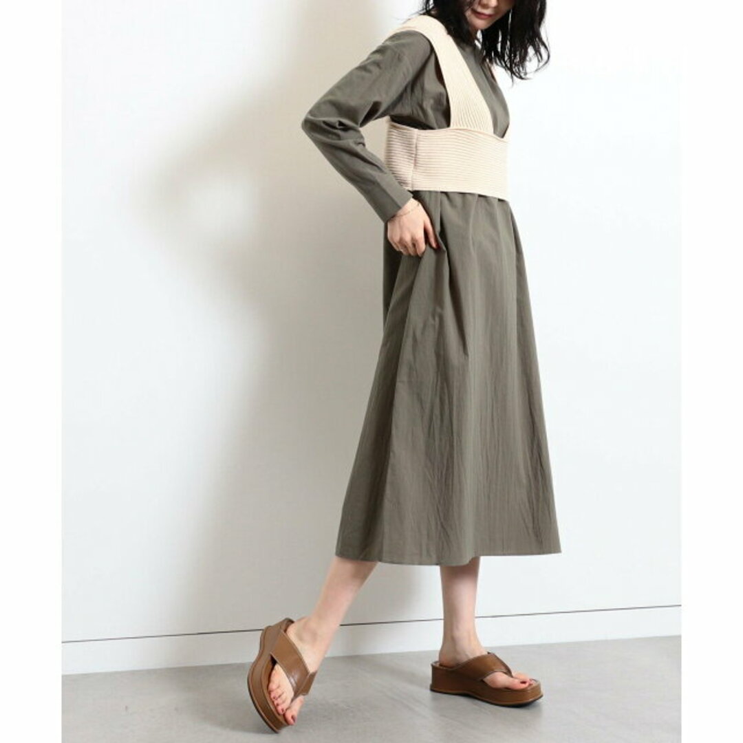 BEAMS(ビームス)の【OLIVE】BEAMS HEART / ニットビスチェ セットアップ ワンピース レディースのワンピース(ロングワンピース/マキシワンピース)の商品写真