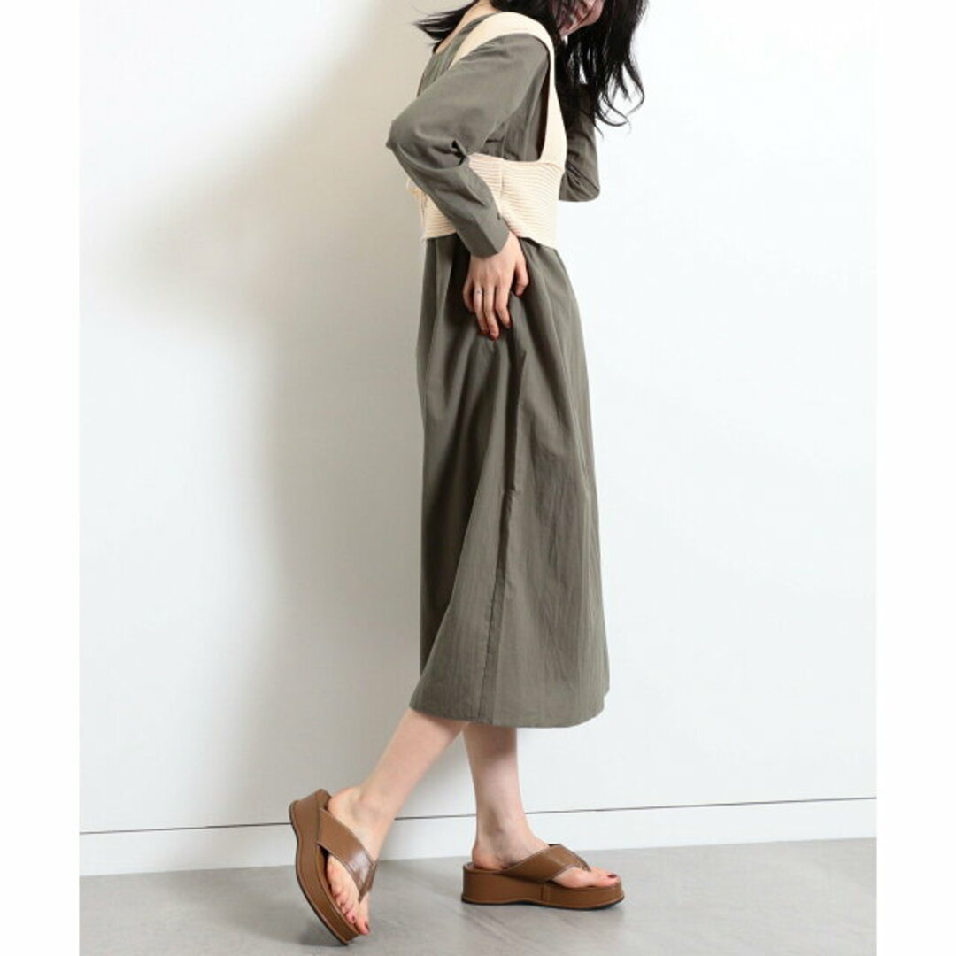 BEAMS(ビームス)の【OLIVE】BEAMS HEART / ニットビスチェ セットアップ ワンピース レディースのワンピース(ロングワンピース/マキシワンピース)の商品写真