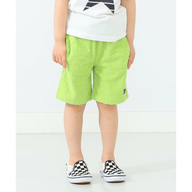 BEAMS OUTLET(ビームスアウトレット)の【LIME】BEAMS mini / ロゴパイル ショーツ(90~15cm) キッズ/ベビー/マタニティのキッズ服女の子用(90cm~)(パンツ/スパッツ)の商品写真