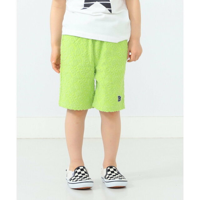 BEAMS OUTLET(ビームスアウトレット)の【LIME】BEAMS mini / ロゴパイル ショーツ(90~15cm) キッズ/ベビー/マタニティのキッズ服女の子用(90cm~)(パンツ/スパッツ)の商品写真