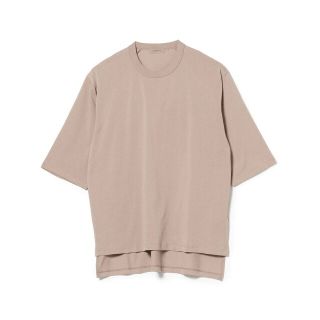 ビームスライツ(BEAMS LIGHTS)の【M.BEIGE】BEAMS LIGHTS / リラックス ハーフスリーブ Tシャツ(Tシャツ/カットソー(半袖/袖なし))