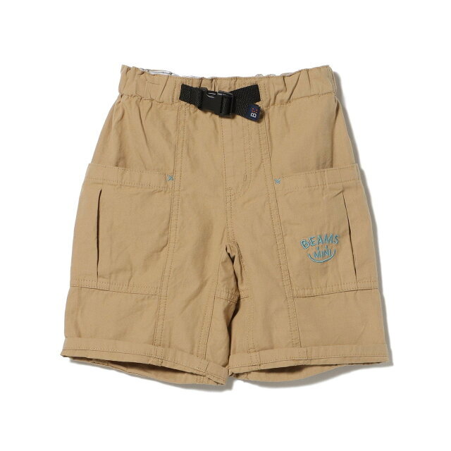 BEAMS OUTLET(ビームスアウトレット)の【BEIGE】BEAMS mini / スマイル キャンプショーツ 22S(90~150cm) キッズ/ベビー/マタニティのキッズ服女の子用(90cm~)(パンツ/スパッツ)の商品写真