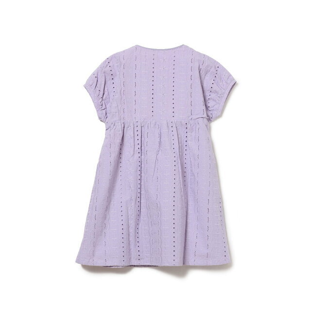 BEAMS OUTLET(ビームスアウトレット)の【LAVENDER】BEAMS mini / パンチングレース ワンピース(90~150cm) キッズ/ベビー/マタニティのキッズ服女の子用(90cm~)(ドレス/フォーマル)の商品写真