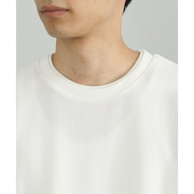 【WHITE】BEAMS HEART / ドライメッシュ フェイクレイヤー Tシャツ 5