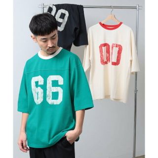 ビームス(BEAMS)の【GREEN】BEAMS / ナンバリング フットボール Tシャツ(その他)