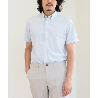 ビームス(BEAMS)の【GREY】BEAMS HEART / トリコットニット ストレッチ ボタンダウンシャツ(その他)