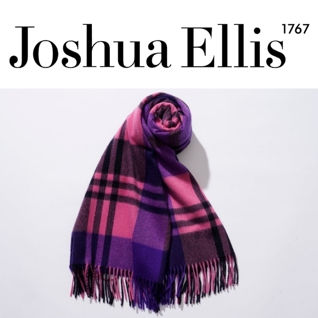 Joshua Ellis ジョシュアエリス カシミアストール ピンク 新品