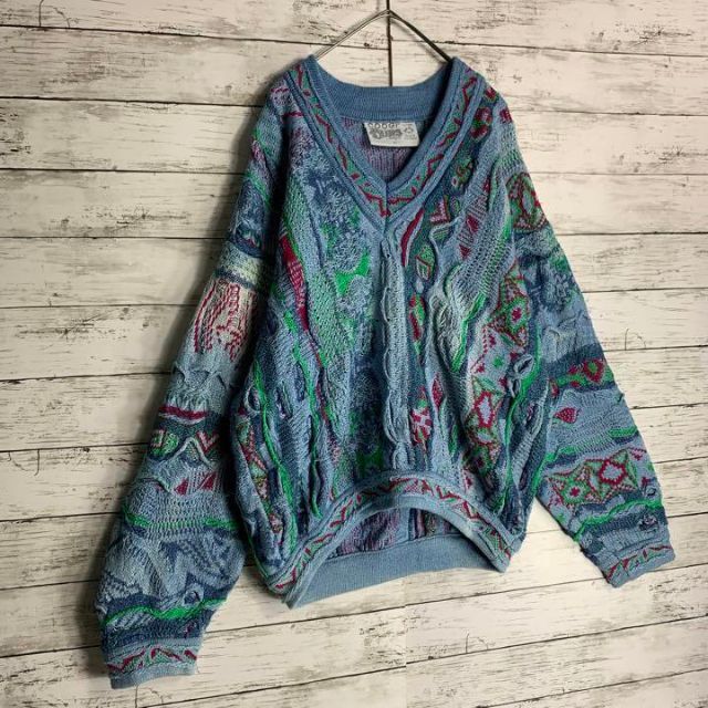 COOGI - 【幻の1点モノ】coogi クージー 立体 編込み 3Dニット 即完売