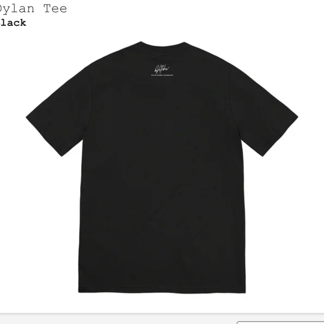 supreme dylan tee ブラック Sサイズ | www.carmenundmelanie.at