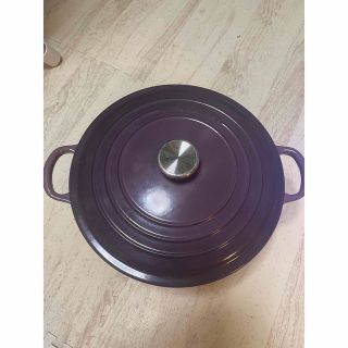 ルクルーゼ(LE CREUSET)のル・クルーゼ　鍋　深みのあるパープル(鍋/フライパン)