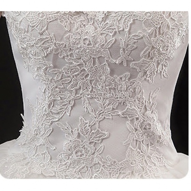 ウェディングドレス Aライン ホワイト　3L レディースのフォーマル/ドレス(ウェディングドレス)の商品写真