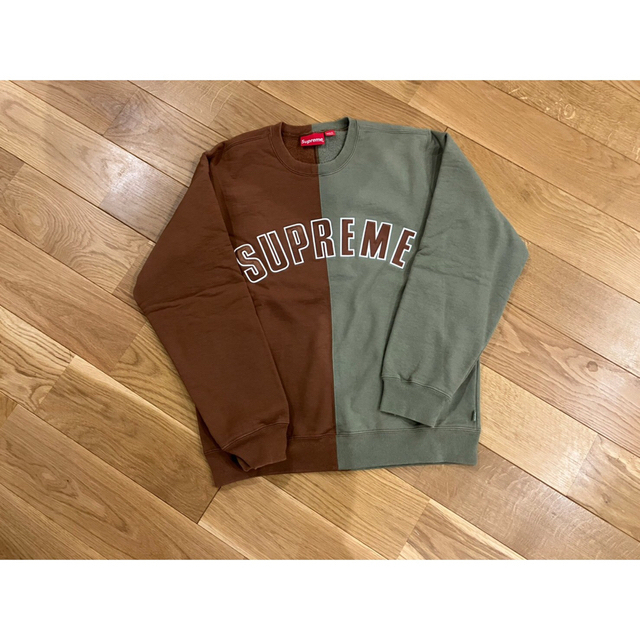 Supreme Split Crewneck 18fw