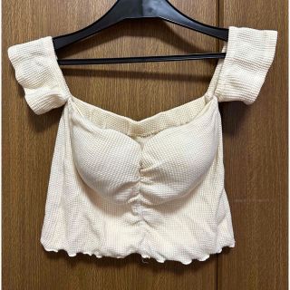 ジェイダ(GYDA)のGYDA ギャザーオフショルビスチェ(Tシャツ(半袖/袖なし))