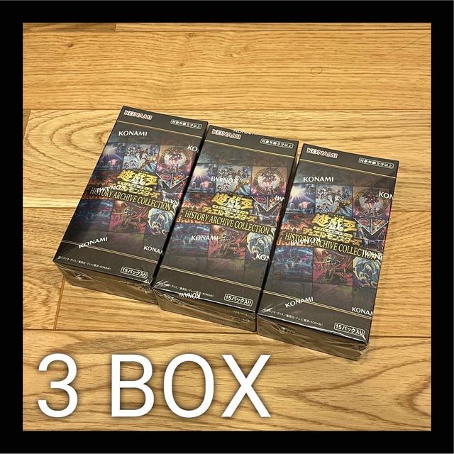 トレーディングカード3BOX 遊戯王OCG HISTORY ARCHIVE COLLECTION