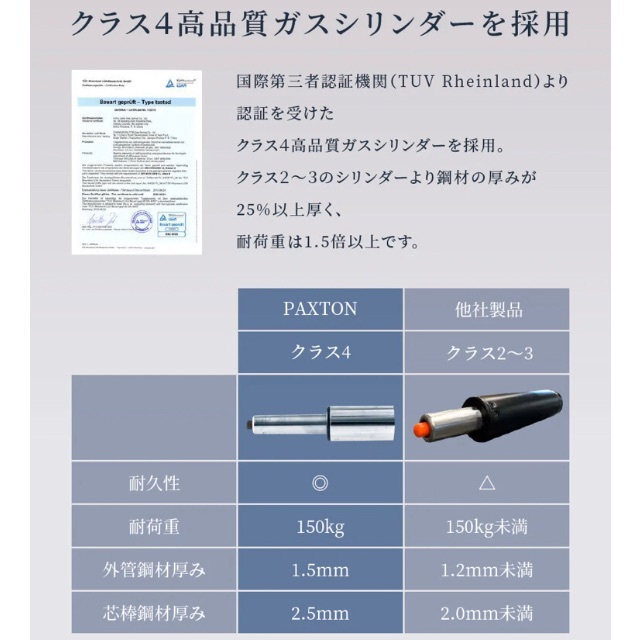 【未使用】PAXTON 仕事用ゲーミングチェア 新モデル 4