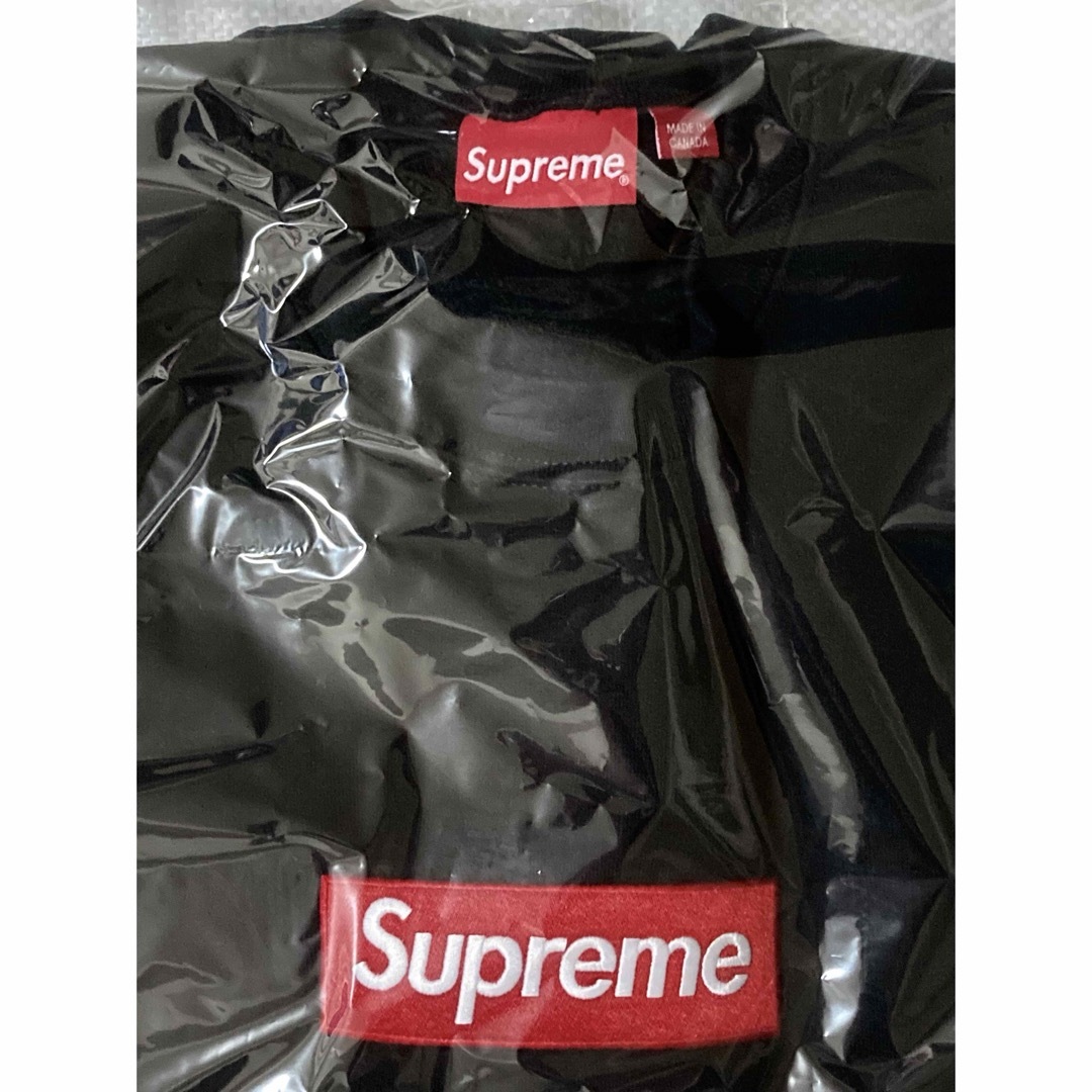 新品 Supreme Box Logo crewneck Black XL