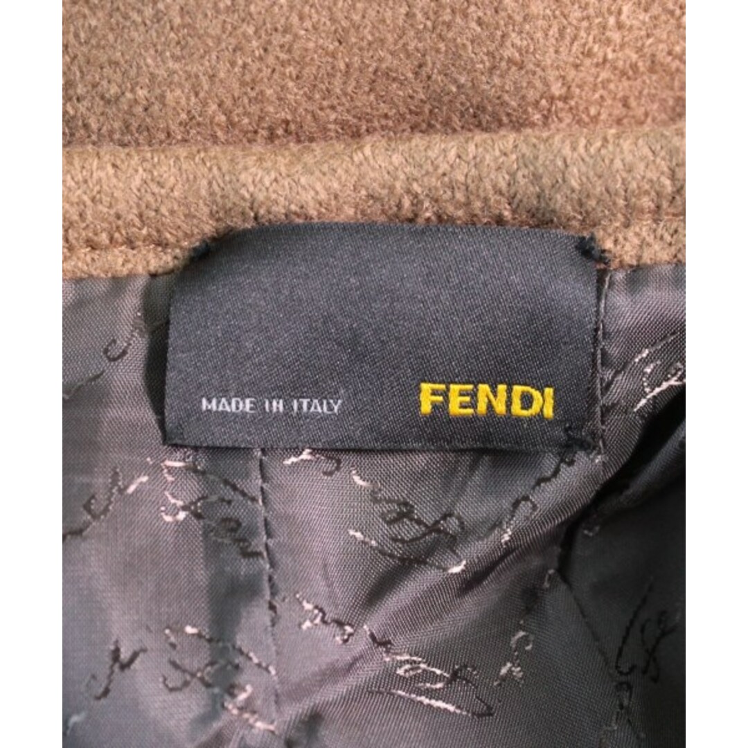 FENDI(フェンディ)のFENDI フェンディ ひざ丈スカート 42(M位) キャメル 【古着】【中古】 レディースのスカート(ひざ丈スカート)の商品写真