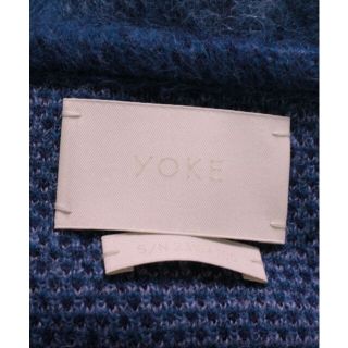 YOKE - YOKE ヨーク カーディガン 2(M位) 青 【古着】【中古】の通販
