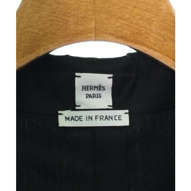 HERMES エルメス ブラウス 38(M位) 黒