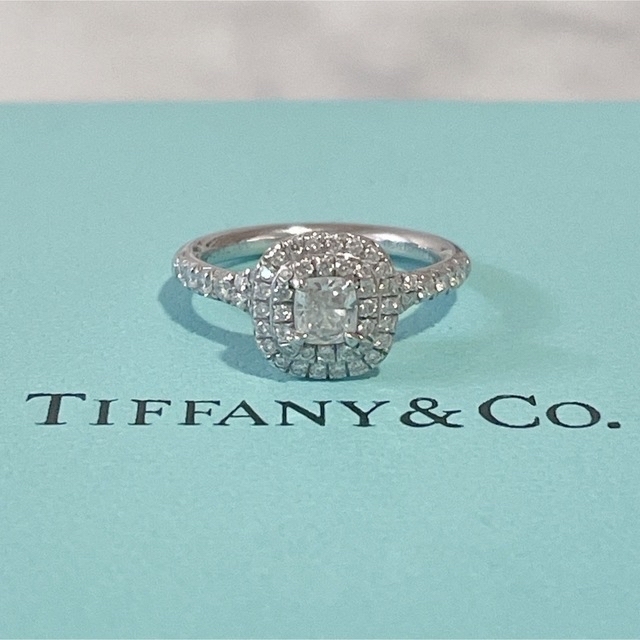美品 ティファニー Tiffany ソレストリング ダイヤモンドリング 指輪 | フリマアプリ ラクマ