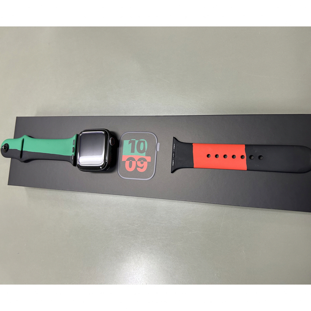 Apple Watch(アップルウォッチ)のAppleWatch6 GPS+Cellular 40mm BLACKUNITY メンズの時計(腕時計(デジタル))の商品写真