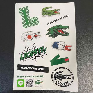 ラコステ(LACOSTE)のラコステ　シール(非売品)(ノベルティグッズ)