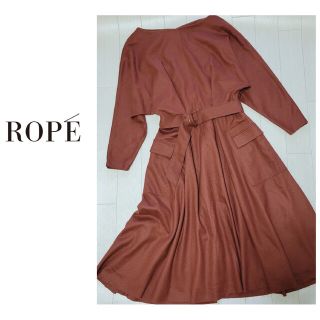 ロペ(ROPE’)のROPE ウールジャージーワンピース(ひざ丈ワンピース)