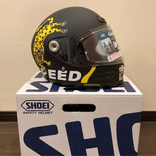 ショウエイ(SHOEI)のぷぅさん専用　SHOEI グラムスター　チーターカスタムサイクルズ　Mサイズ(ヘルメット/シールド)