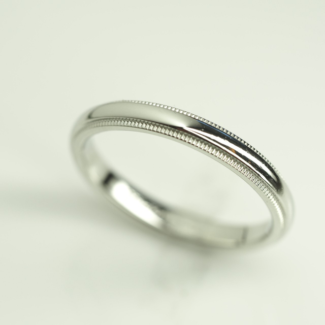 TIFFANY&Co. ティファニー ミルグレインリング Pt950 20号 - www