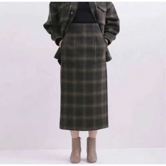 新品タグ付き】UNITED ARROWS アローズ チェックジャガードスカート