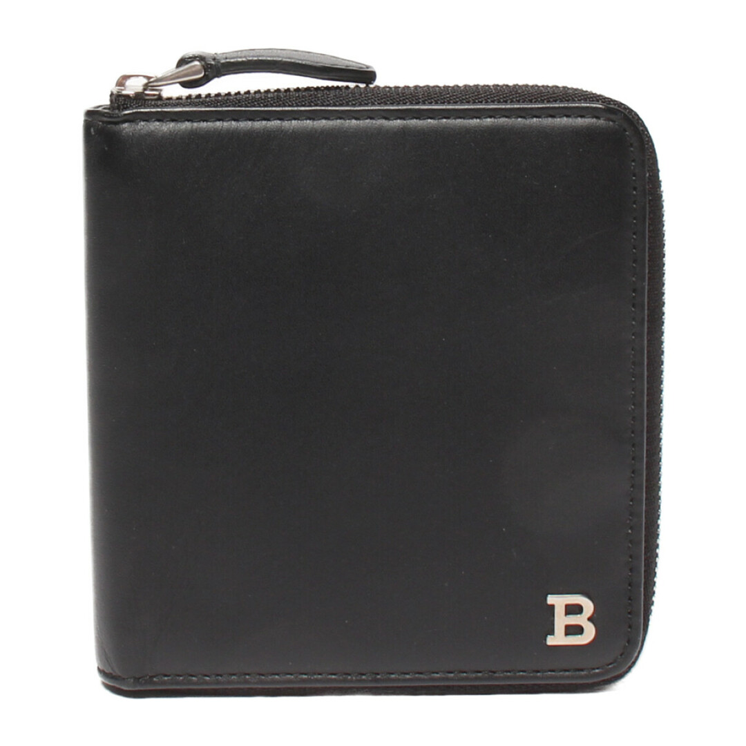 ファッション小物 バリー BALLY ラウンドファスナー二つ折り財布 ユニ