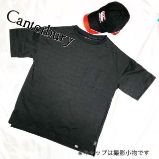 カンタベリー(CANTERBURY)のマッスルマッスルさま専用canter bury ポケット付き Tシャツ ブラック(Tシャツ/カットソー(半袖/袖なし))