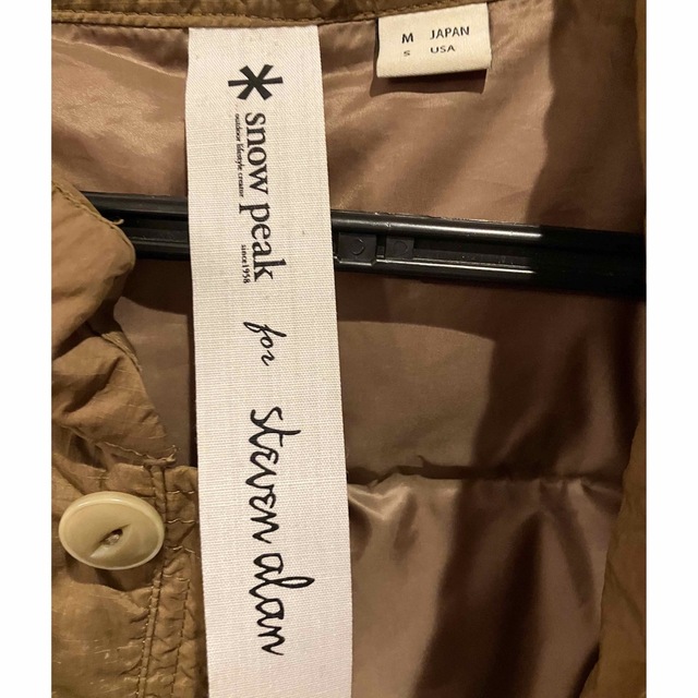 超可爱 snowpeak×StevenAlan CHINA DOWN JACKET abamedyc.com