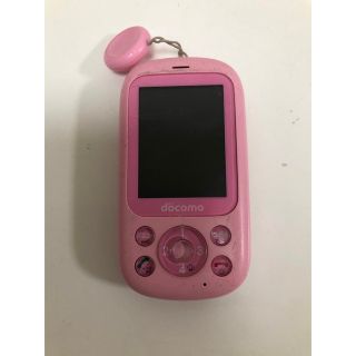 エヌティティドコモ(NTTdocomo)のドコモキッズ携帯F-03Jピンク(携帯電話本体)