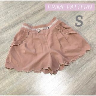 プライムパターン(PRIME PATTERN)のプライムパターン　ピンクベージュ　ショートパンツ　キュロット　フリル　リボン(ショートパンツ)