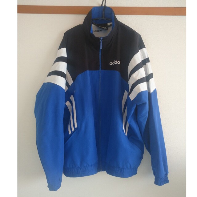 90's adidasﾌﾞﾘｰﾁ加工ﾅｲﾛﾝｼﾞｬｹｯﾄ