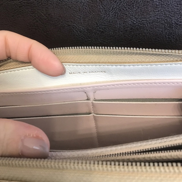 シャネル マットゴールド 長財布