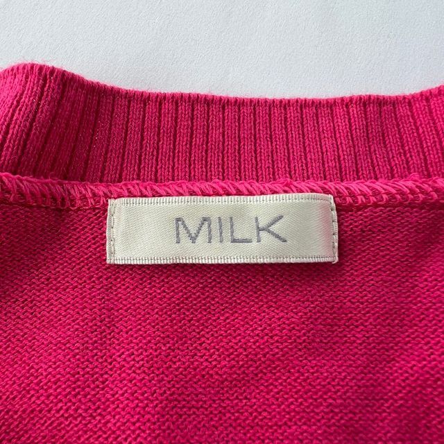 MILK(ミルク)のMILK ボレロ カーディガン ニット ショート コットン XS レディースのトップス(ボレロ)の商品写真